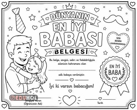 En iyi baba kız çocuk için