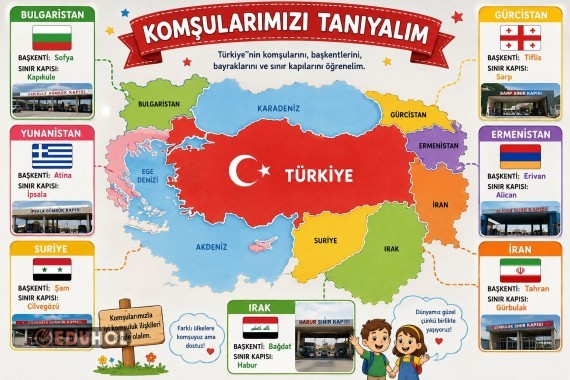 🌍🗺️ KOMŞULARIMIZI TANIYALIM