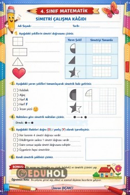 Simetri Çalışma Kağıdı