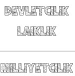 Atatürk İlkeleri Boyama Sayfası