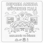Deprem Farkındalığı Boyama