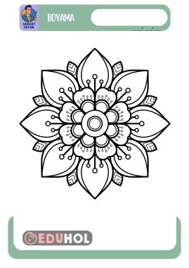 Mandala Boyama Sayfaları