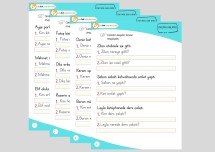 Basit okuma anlama cümleleri -2