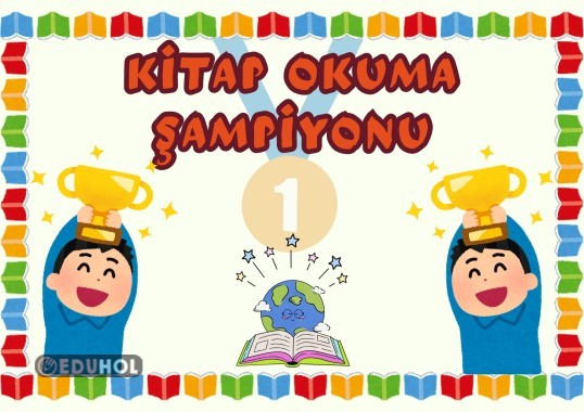 kitap okuma takibi motivasyon kartı