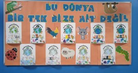 4 ekim hayvanları koruma günü pano başlığı