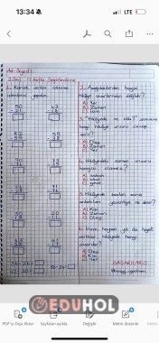 Değerlendirme Türkçe Hikaye unsurları ve Matematik karışık çıkarma işlemi