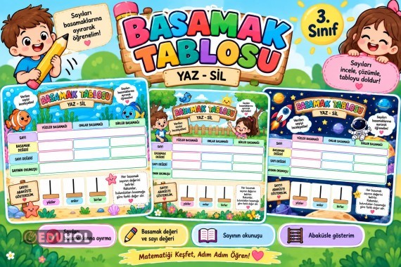 Basamak Tablosu Yaz - Sil