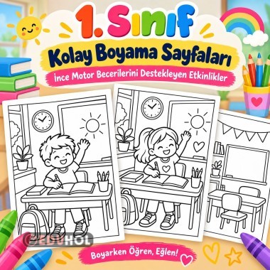 Basit Boyama Sayfaları