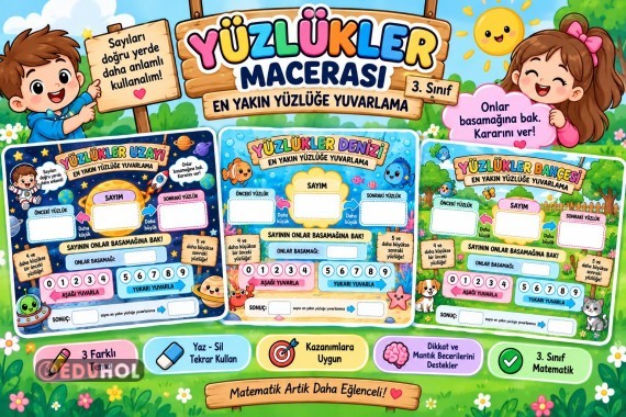 En Yakın Yüzlüğe Yuvarlama Yaz Sil