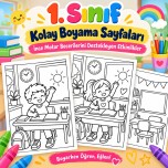 Basit Boyama Sayfaları