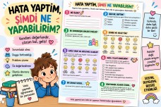Hata Anlayıp Telafi Etme İçin Değerlendirme Sayfası - Her Sınıfa Uygun
