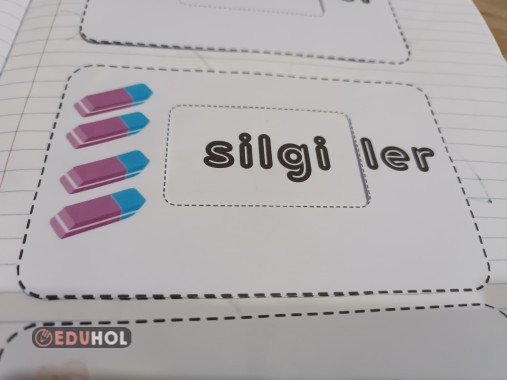 Tekil çoğul interaktif defter çalışması