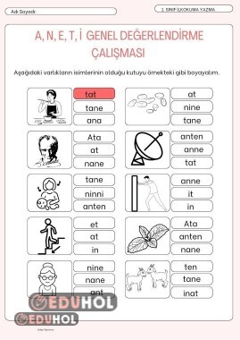 A, N, E, T, İ Genel Değerlendirme Çalışması