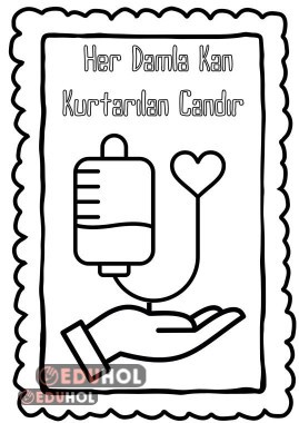 Kızılay Haftası için Boyama Sayfası