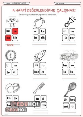 R Harfi Değerlendirme Çalışması