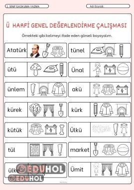 Ü harfi genel değerlendirme çalışması