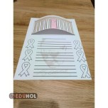 10 Kasım Atatürk'ü Anma Haftası için 3 boyutlu Şiir Yazma Şablonu