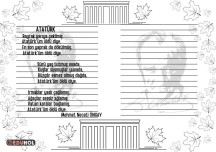 10 Kasım için şiir yazma etkinliği