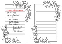 24 Kasım Öğretmen Günü için şiir yazma etkinliği