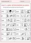A,N,E,T,İ,L GENEL DEĞERLENDİRME ÇALIŞMASI