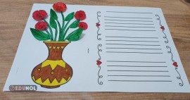 Anneler Günü için Şiir Yazma Şablonu