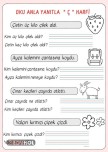 Ç Harfi Oku Anla Yanıtla Çalışması