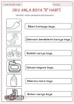 Oku Anla Boya (B Harfi)