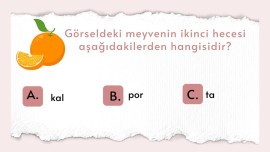 Türkçe değerlendirme testi