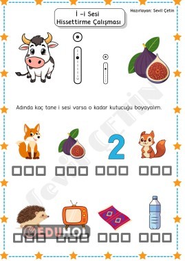 İ sesi hissettirme çalışması