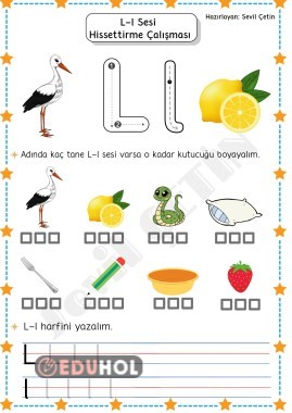 L sesi hissettirme çalışması