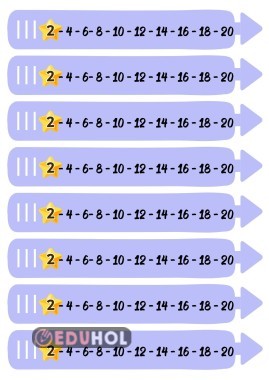 2'şer ritmik sayma bileklik