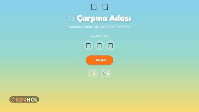Çarpma adası dijital oyun