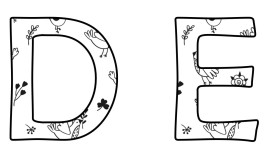 Pano ve duvar yazıları için alfabe