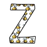 Pano ve duvar yazısı için alfabe