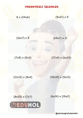 Parantezli İşlemler