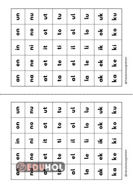 Anetiloku 2 harfli heceler