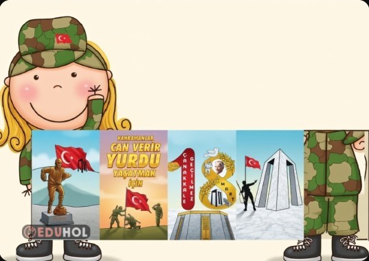 18 MART ÇANAKKALE ZAFERİ  BOYAMA VE KATLAMA ETKİNLİĞİ