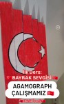 Bayrak Sevgisi🇹🇷 AGAMOGRAPH ÇALIŞMASI
