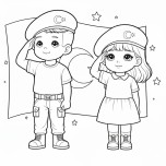 Bayrak Sevgisi Temalı BOYAMA SAYFALARI
