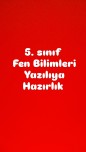 5. Sınıf Fen Bilimleri 2. Dönem 1. Yazılı Hazırlık soruları MEB