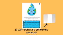 22 MART DÜNYA SU GÜNÜ PANO ETKİNLİĞİ