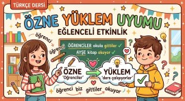 Özne-Yüklem Uyumu etkinlik