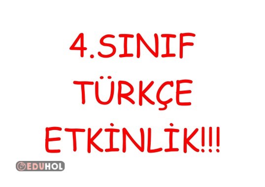 4.Sınıf - Türkçe - Ad(İsim) - Test