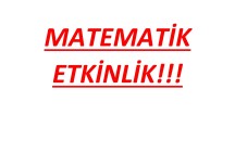3.SINIF MAT. ÇEVRE-UZUNLUK YAZILI SINAV