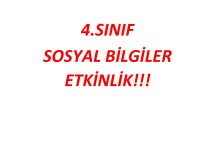 4.sınıf sosyal Aile Tarihi konu özeti ve sorular