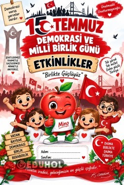 🇹🇷 15 Temmuz Demokrasi ve Millî Birlik Günü Etkinlikleri