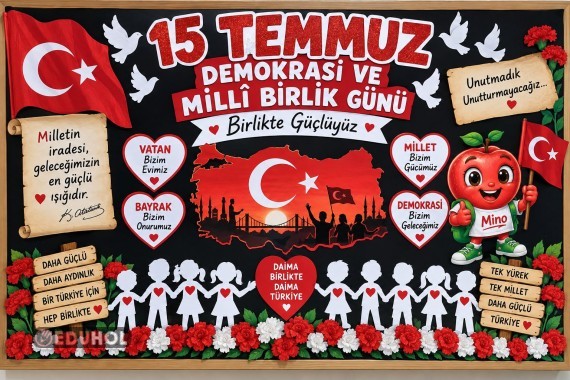 🇹🇷 15 Temmuz Demokrasi ve Millî Birlik Günü Pano 1
