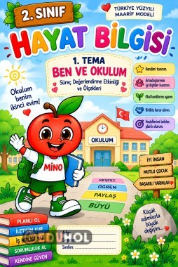 🍎 2. Sınıf Hayat Bilgisi – 1. Tema 🌱 Ben ve Okulum | Süreç Değerlendirme Etkinliği ve Ölçekleri