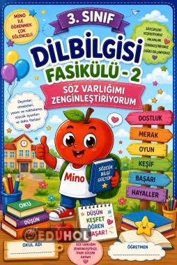 📚🌟 3. Sınıf Dilbilgisi Fasikülü – 2 | Söz Varlığımı Zenginleştiriyorum 🍎