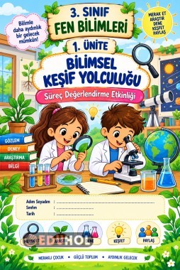 3. Sınıf Fen Bilimleri – 1. Ünite 🌱 Bilimsel Keşif Yolculuğu